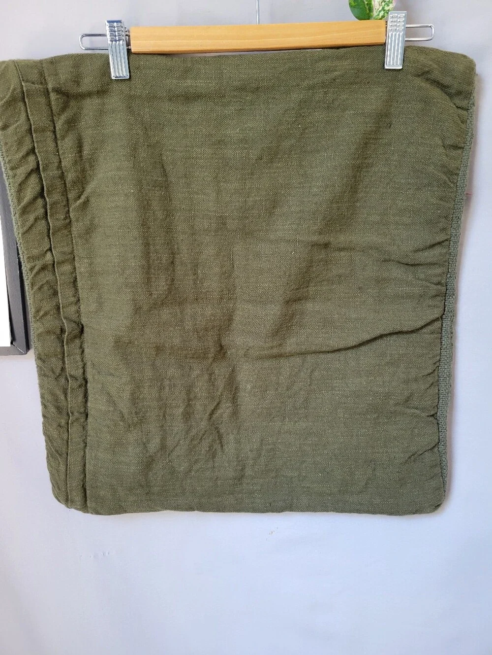 West Elm Corded Linen Blend Throw Pillow Cover 20 x 20